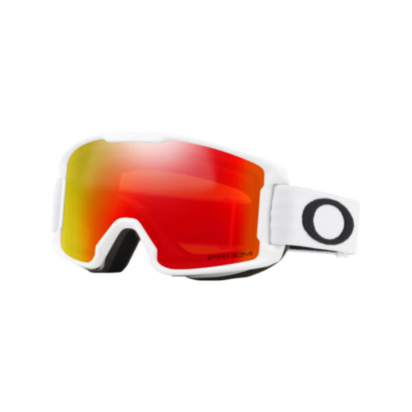 Oakley-Line Miner S Matte White - Prizm Snow Torch Iridium--Lillehammer Sport-1