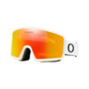 Oakley-Target Line L Matte White - Fire Iridium--Lillehammer Sport-1