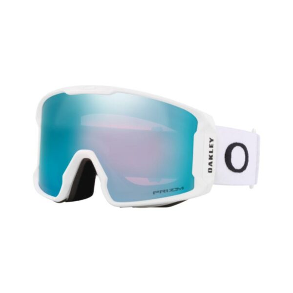 Oakley-Line Miner L Matte White - Prizm Snow Sapphire Iridium--Lillehammer Sport-1