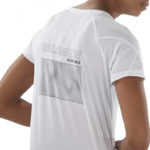 Salomon Salomon  Cross Run Graphic Tee Ss W - Bilde 3
