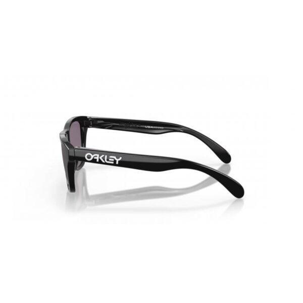 Oakley-Oakley FROGSKINS XXS POLISHED BLACK PRIZM GREY–Lillehammer Sport-3 Oakley Frogskins XXS Polished Black - Prizm Grey