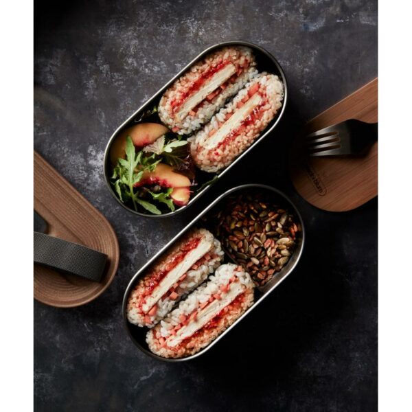 Black+Blum Stainless Steel Dbl. Bento Box BAM-BT-L016 Lillehammer Sport 12