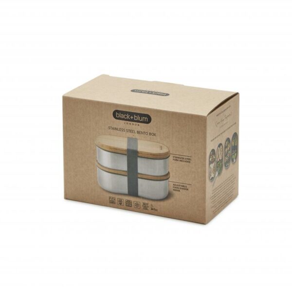Black+Blum Stainless Steel Dbl. Bento Box BAM-BT-L016 Lillehammer Sport 9