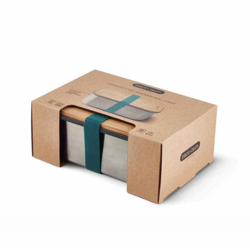 Black+Blum Stainless Steel Sandwich Box Large BAM-SB-L005 Lillehammer Sport 4