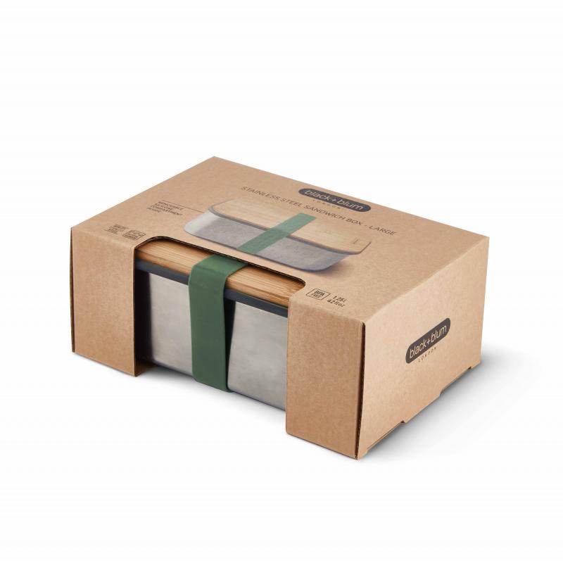 Black+Blum Stainless Steel Sandwich Box Large BAM-SB-L010 Lillehammer Sport 6