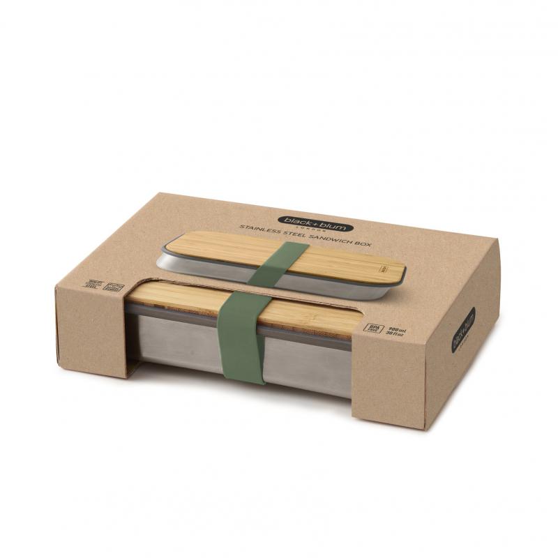 Black+Blum Stainless Steel Sandwich Box Small BAM-SB010 Lillehammer Sport 5