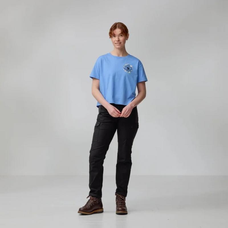 Fjällräven Fjällblomster Logo T-shirt W - Bilde 2