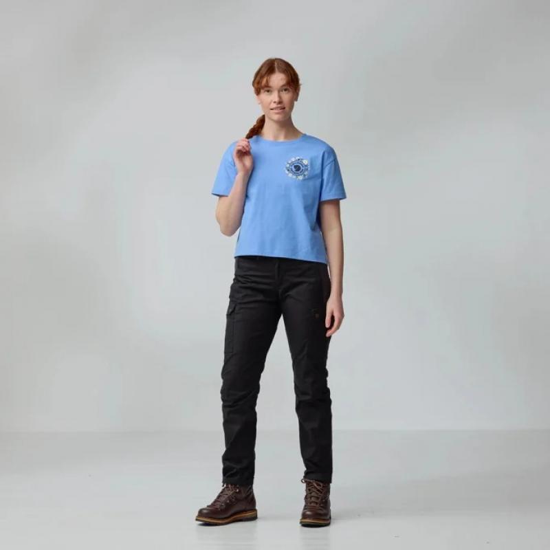 Fjällräven Fjällblomster Logo T-shirt W - Bilde 5