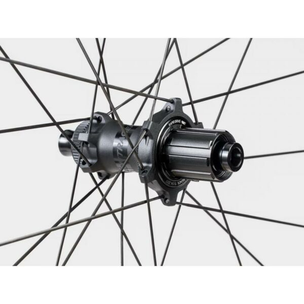 Bontrager-Bontrager WLR BNT AEOP3V 700D 142 BK-GY–Lillehammer Sport-3 Bontrager Aeolus Pro 3V TLR Disc Road Bakhjul