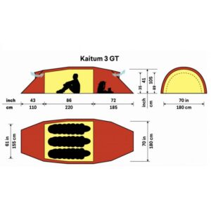 Hilleberg Kaitum 3 GT Red - Bilde 2