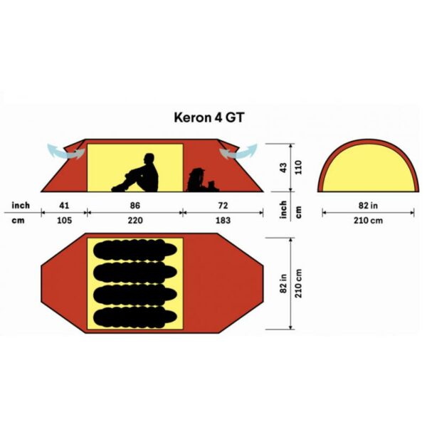 Hilleberg Keron 4 GT Red
