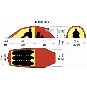 Hilleberg Nallo 3 GT Sand - Bilde 2