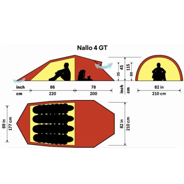 Hilleberg Nallo 4 GT Red