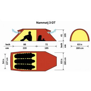 Hilleberg Nammatj 3 GT Green - Bilde 2