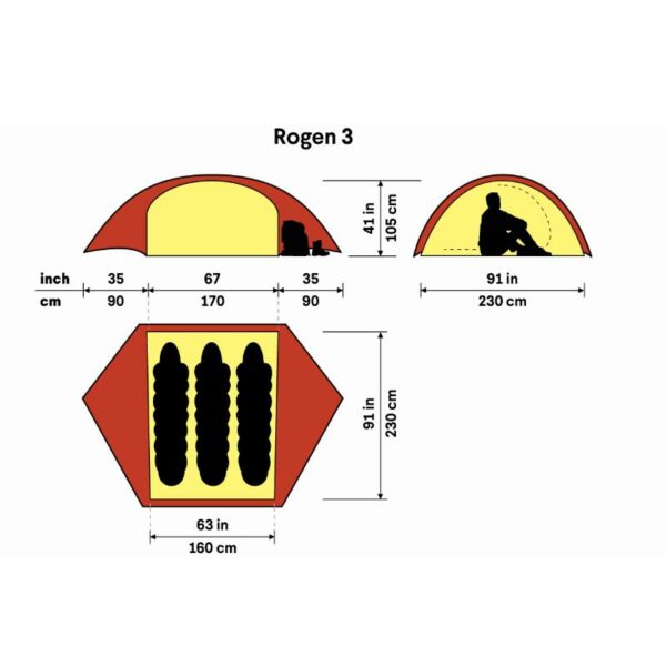 Hilleberg Rogen 3 Sand