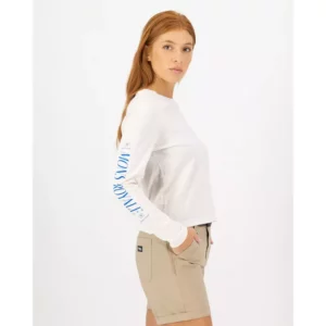 Mons Royale Yonder Merino Organic Cotton Long Sleeve W - Bilde 3