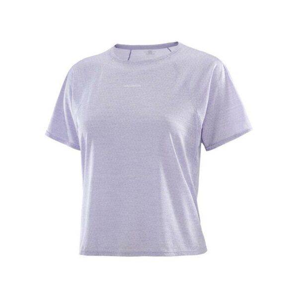 Salomon-Shkout Air Crop Ss Tee W-LC2422700-Lillehammer Sport-1 Salomon SHAKEout Air Cropped SS Tee W