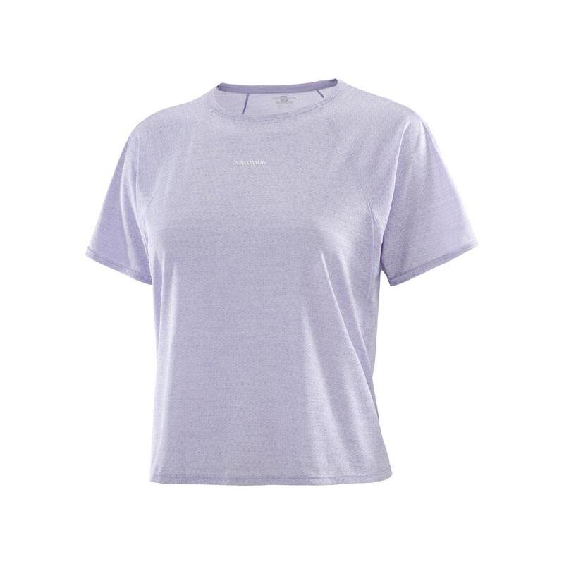 Salomon SHAKEout Air Cropped SS Tee W - Bilde 1