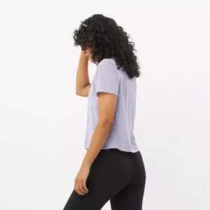 Salomon SHAKEout Air Cropped SS Tee W - Bilde 3