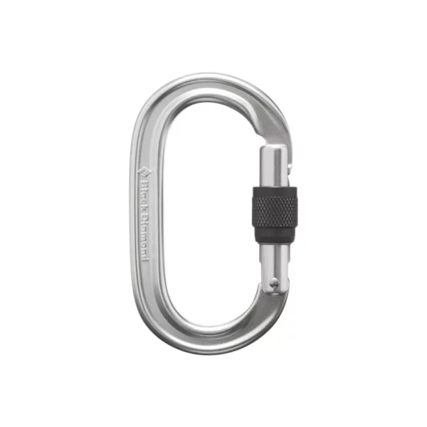 Black Diamond Oval Keylock Screwgate Carabiner