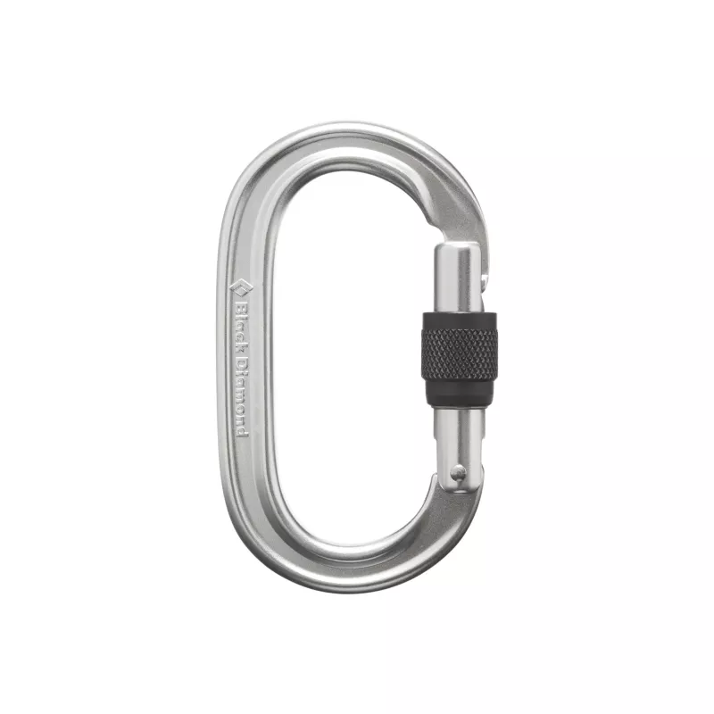 Black Diamond Oval Keylock Screwgate Carabiner - Bilde 1