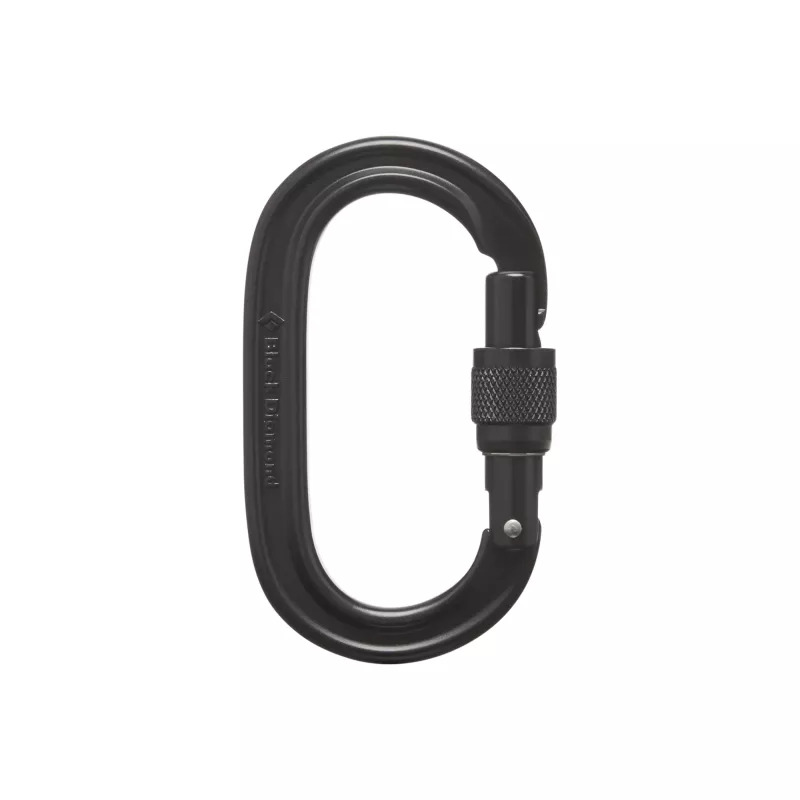 Black Diamond Oval Keylock Screwgate Carabiner - Bilde 1