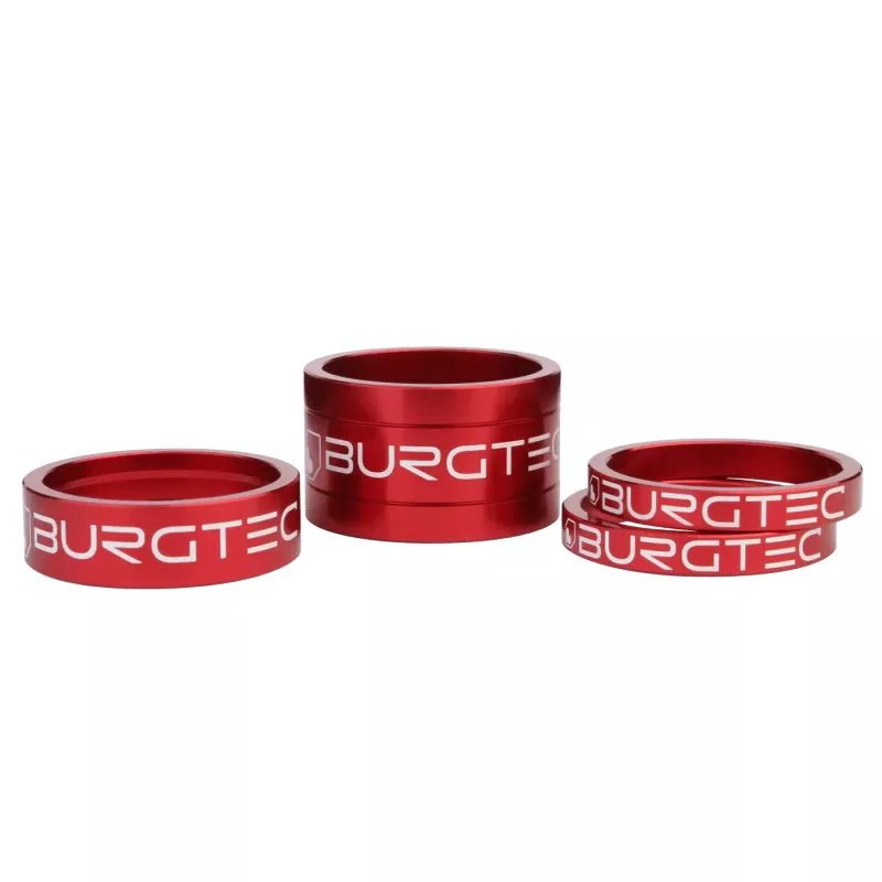 Burgtec Stem Spacer Kit Race Red - Bilde 1