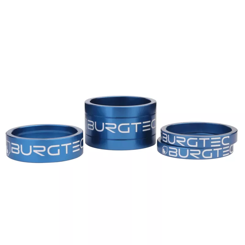 Burgtec Stem Spacer Kit Deep Blue - Bilde 1