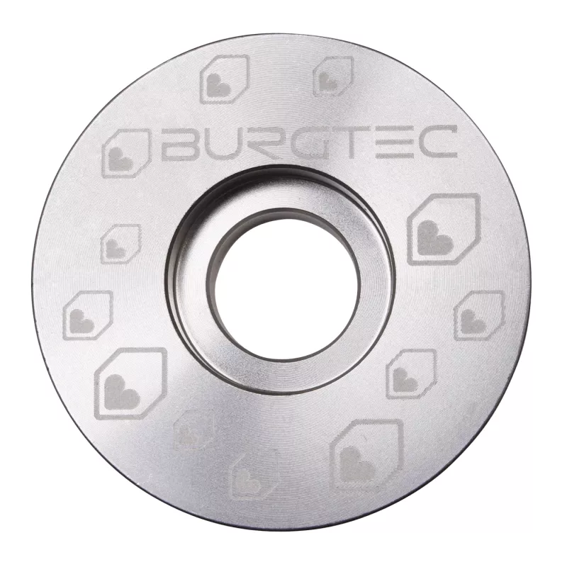 Burgtec Top Cap Rhodium Silver - Bilde 1