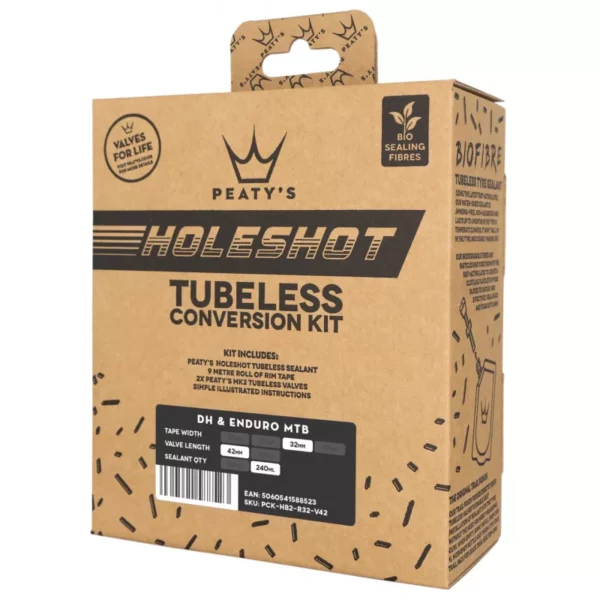 Peaty's Holeshot Tubeless Conversion Kit 32mm - Enduro / DH
