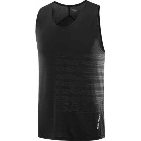 Salomon-Sense Aero Singlet Gfx M-LC2692900-Lillehammer Sport-1 Salomon Sense Aero Singlet Gfx M