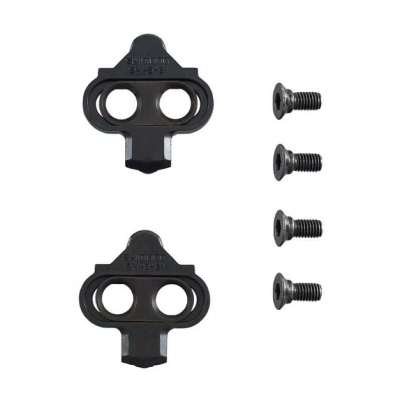 Shimano SM-SH51 Cleats-sett for enkeltutløsningsmodus (par), uten klossmutter - Bilde 1