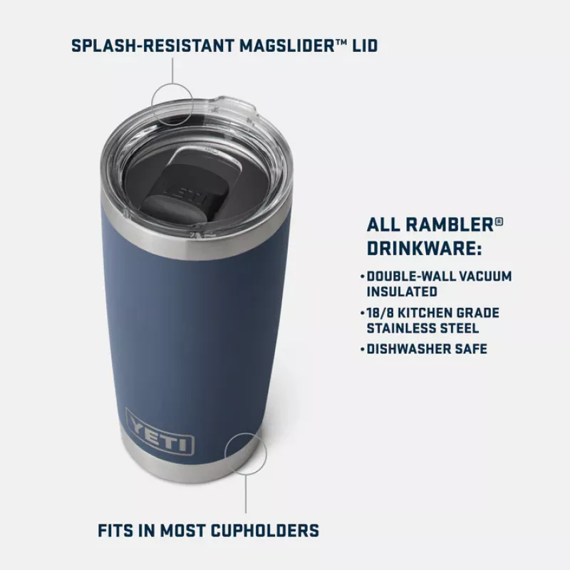 YETI Rambler Tumbler 20oz (591ml) - Bilde 6