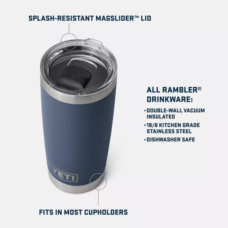 YETI Rambler 20 oz (591 ml) Tumbler - Bilde 6