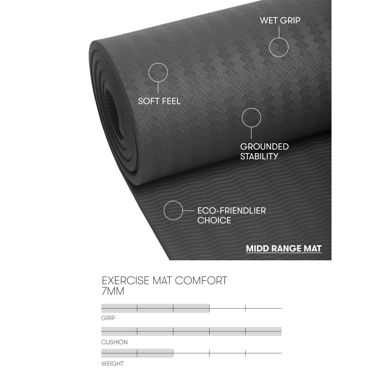 CASALL Casall Exercise Mat Comfort 7mm 53302 Lillehammer Sport 5