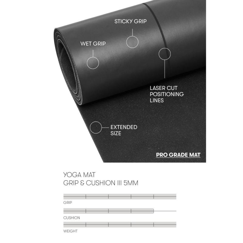 Casall Yoga mat Grip&Cushion III 5mm - Bilde 5