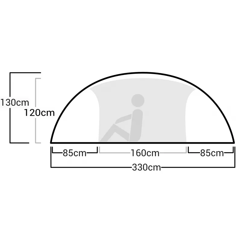 Helsport Adventure Reinsfjell SL 3 Dome Grey - Bilde 4