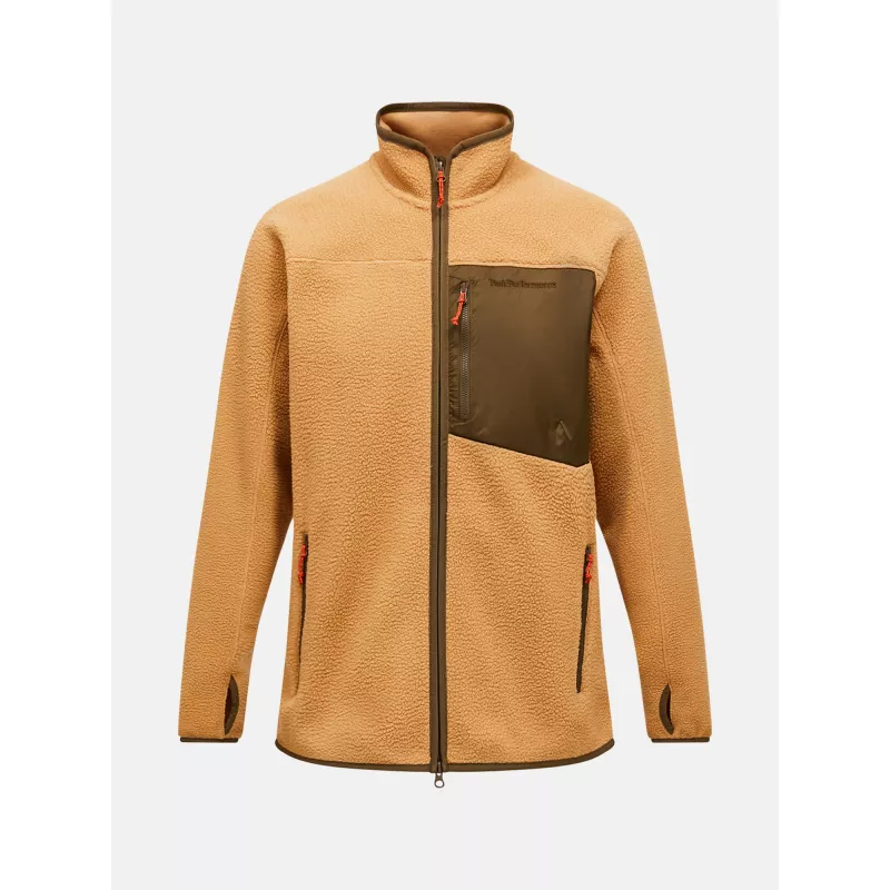 Peak Performance M Pile Zip Jacket - Bilde 3