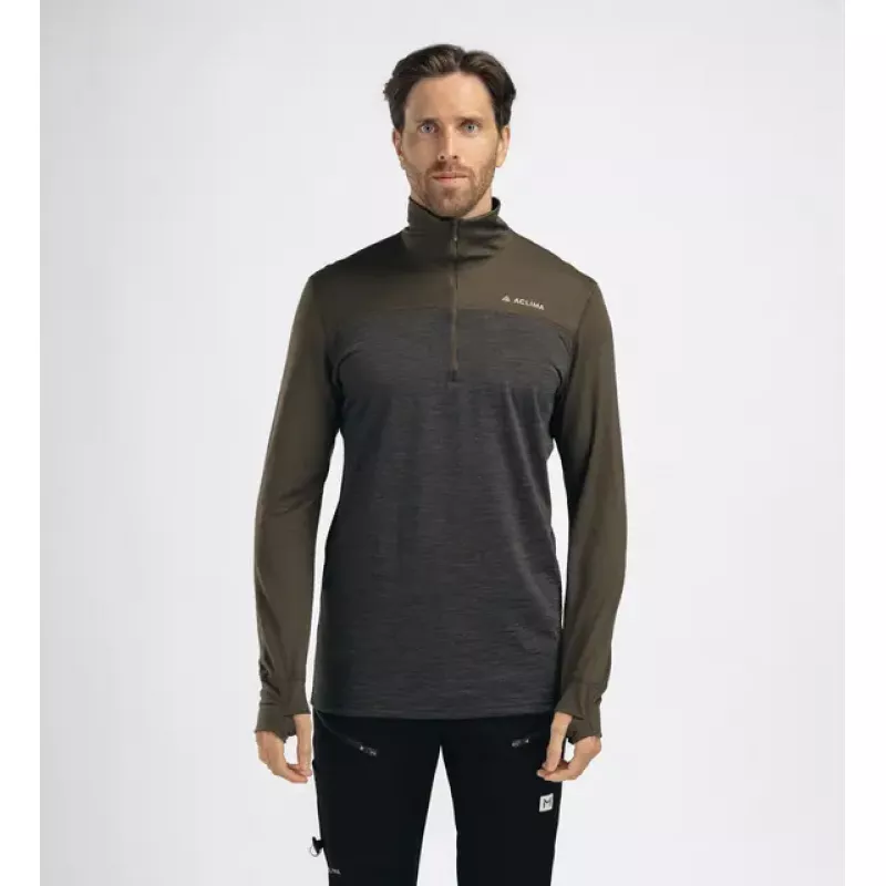 Aclima Lightwool 180 Polo W/ Zip M´S - Bilde 5