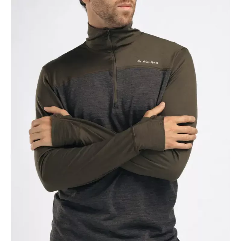 Aclima Lightwool 180 Polo W/ Zip M´S - Bilde 6