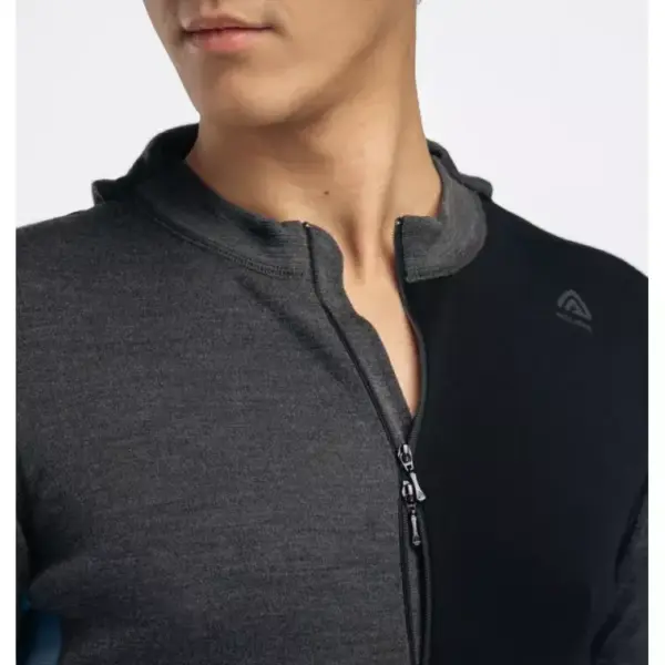 Aclima-Warmwool Hoodsweater W-Zip M´S-104035-Lillehammer Sport-10 Aclima Warmwool Hoodsweater W/Zip M´S