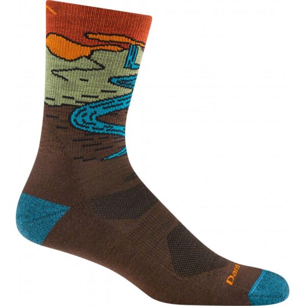 Darn Tough Chasing Waterfalls Micro Crew Lightweight With Cushion - (71° Nord) DT5020 Lillehammer Sport 1