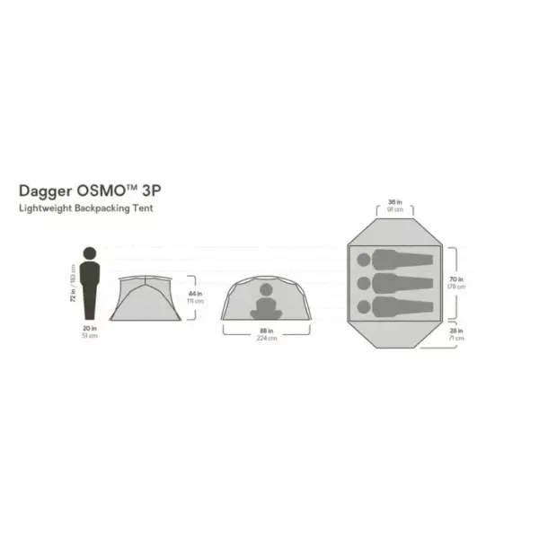 Nemo Dagger OSMO Telt - 3P