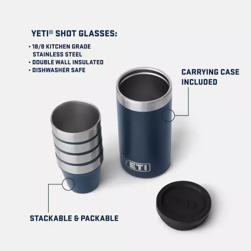 YETI Shot Glasses With Carrying Case - Bilde 6