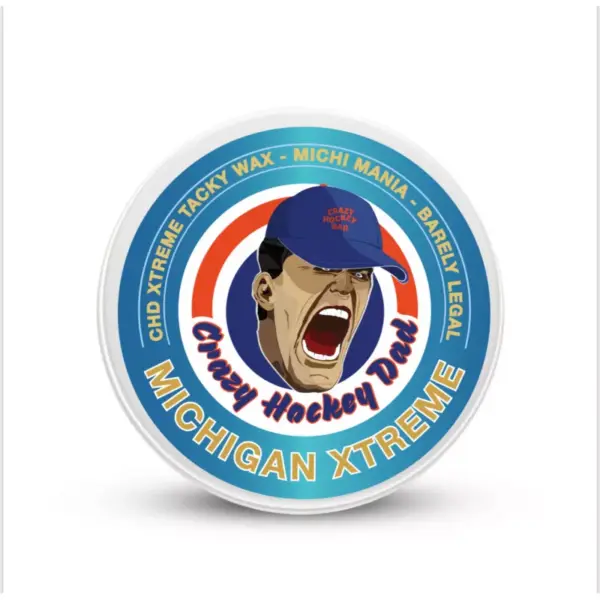 Crazy Hockey Dad Michigan XTREME Tacky Stickwax