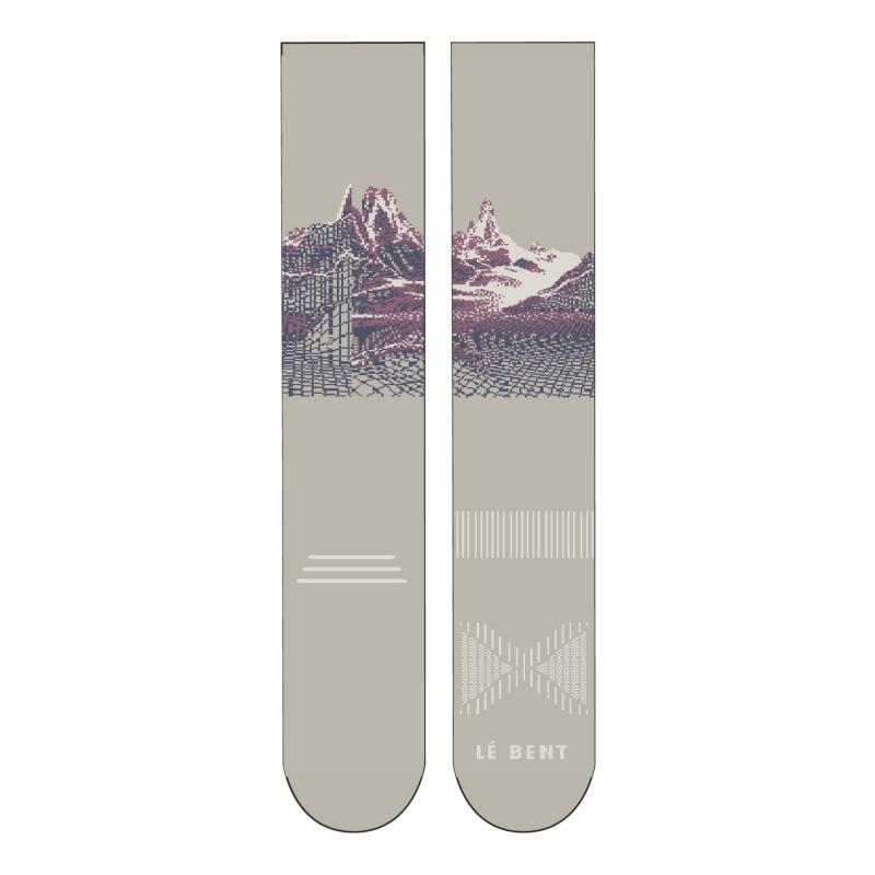 LÉ BENT Elyse Saugstad Pro Series Zero Cushion Snow Sock - Bilde 1