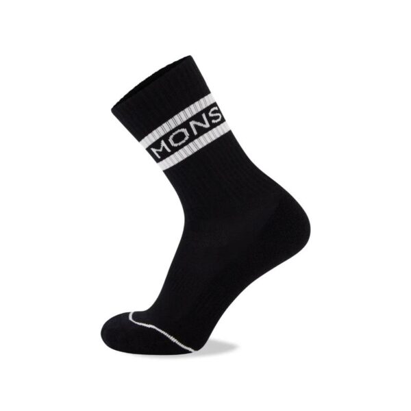 Mons Royale-SIGNATURE CREW SOCK – KLUBBPRODUKT–Lillehammer Sport-1 Mons Royale Signature Crew Sock Black/White