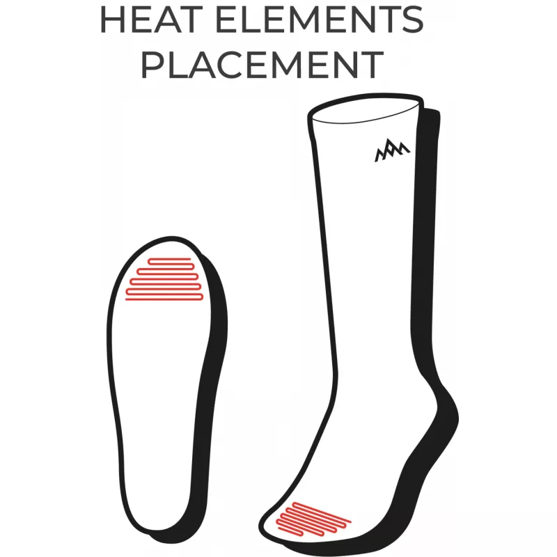 Heat Experience Heated Technical Socks w/batt - Bilde 4
