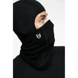 Woolf Merino Svarthetta Balaclava - Bilde 2