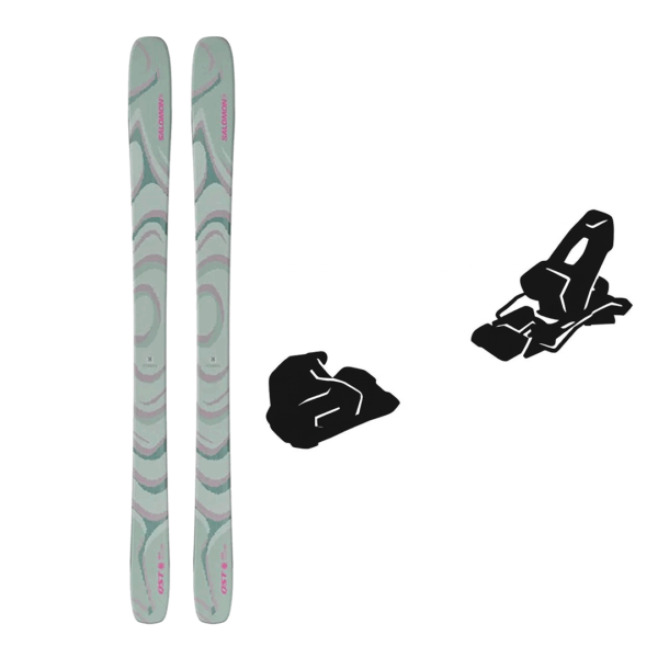 100-iceberg-alpin Salomon Qst 100 Iceberg Green - 25/26 Skipakke